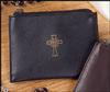 Black Leather Rosary Case